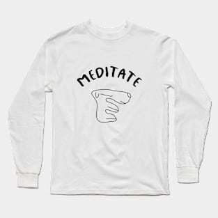 Meditate Long Sleeve T-Shirt